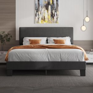 Lifezone Queen Bed Frame with Headboard BED005